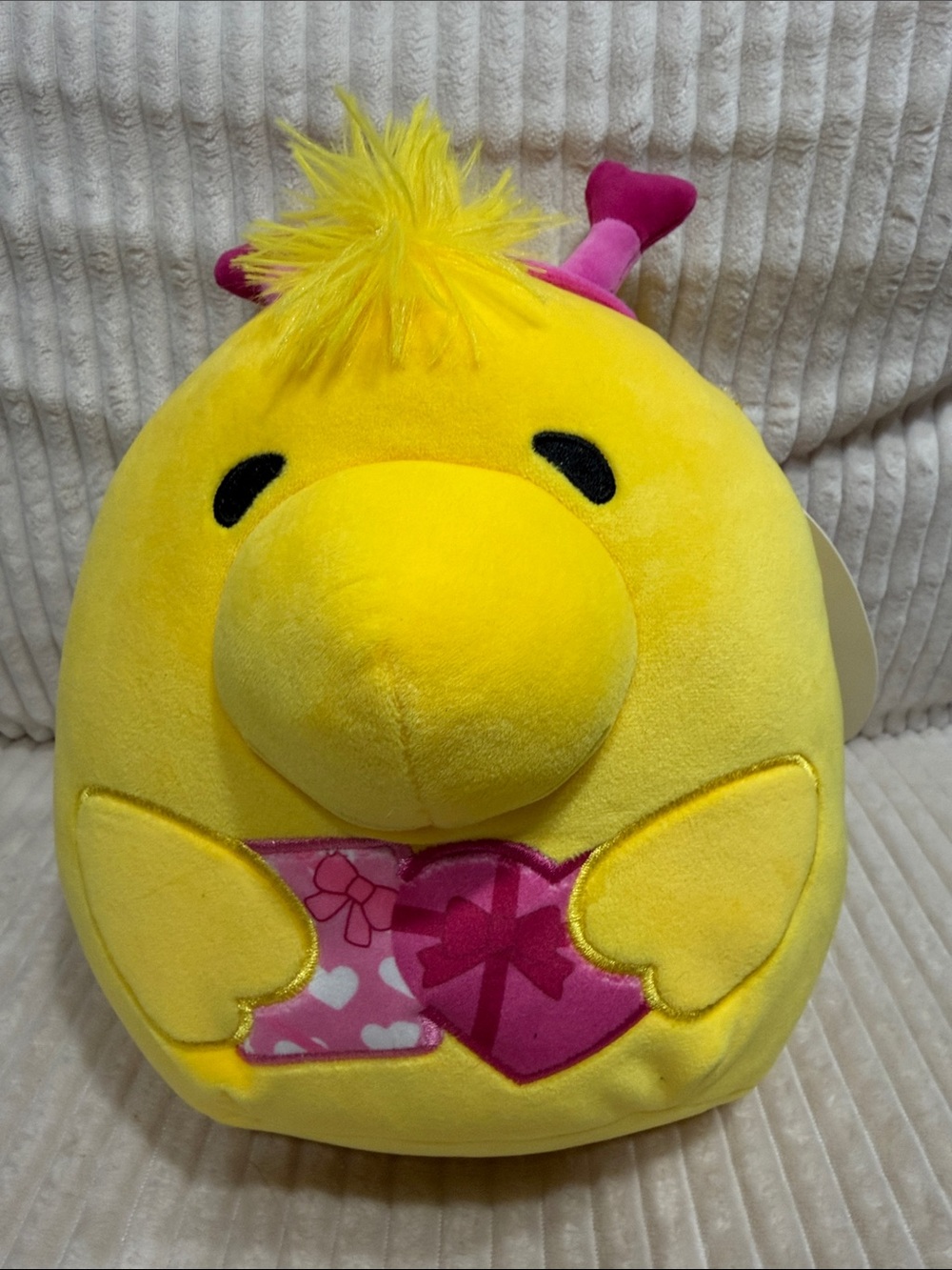 WOODSTOCK - Squishmallows Peanuts Collection Valentine Plush. New. So cute!!